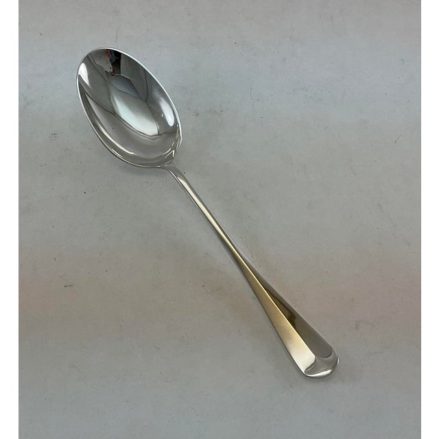 Metal 1980s A Set of Fish Eaters & Fish Servers, 26 Pieces,+ 12 Spoons Rattail- 38 pcs For Sale - Image 7 of 16