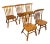 Set of 5 VIRGINIA HOUSE Solid Hard Rock Maple Colonial Early American Dining Side Chairs 1300-312 34.5" High 22" Wide 19"...