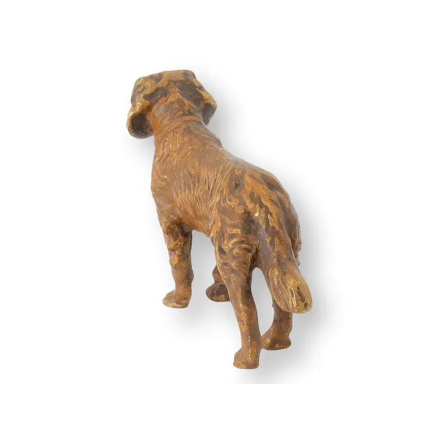 Antique Vienna Bronze Setter Dog For Sale - Image 4 of 4