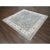 2010s Gray and Ivory, Karajeh Design With Geometric Medallion, Natural Wool, Square Oriental Rug For Sale - Image 9 of 12