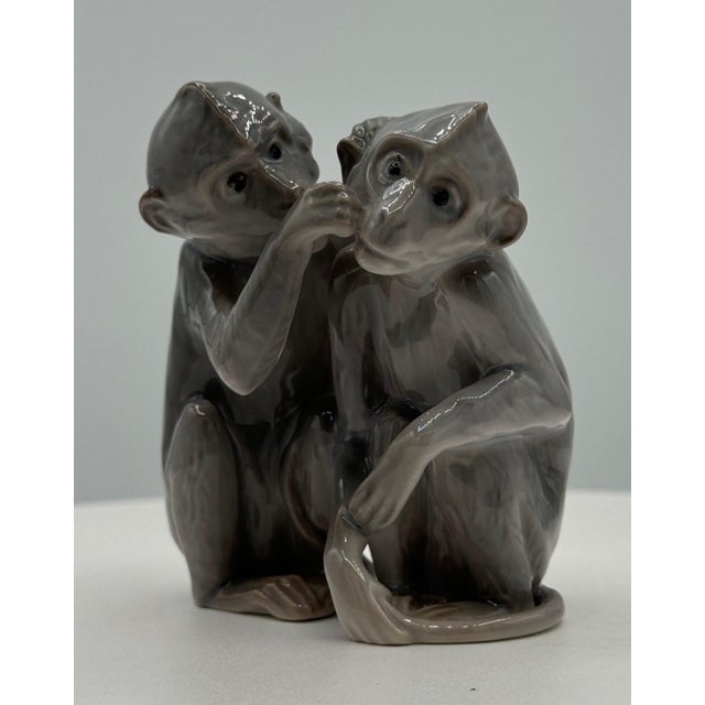 Bing & Grondahl porcelain Monkey Figurines