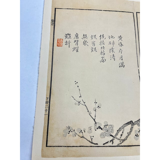 Vintage Chinese Prints Set/2 For Sale - Image 4 of 5