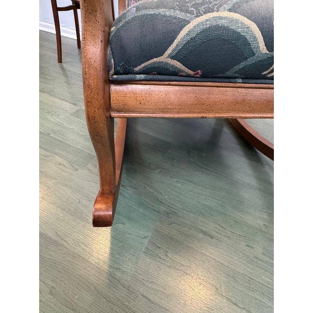 Brown Vintage Rocking Chair For Sale - Image 8 of 11