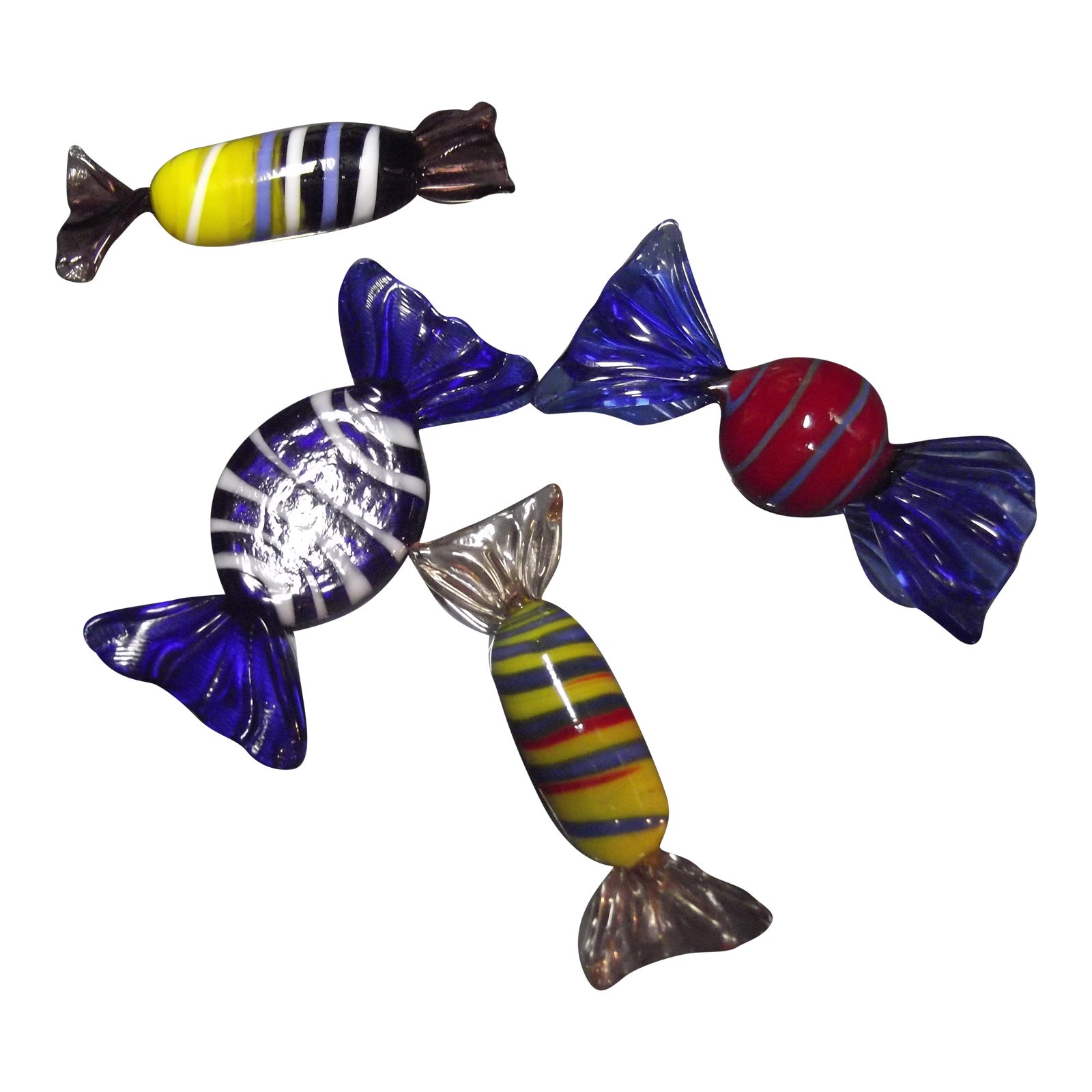 Vintage Murano Glass Candy Set of 4 Chairish