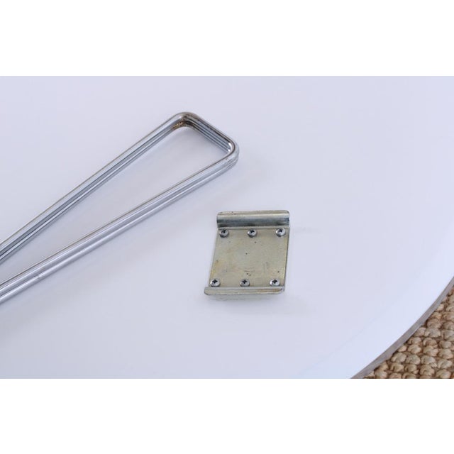 Super Ellipse White Dining Table by Bruno Mathsson and Piet Hein for Fritz Hansen, 1986 For Sale - Image 15 of 18