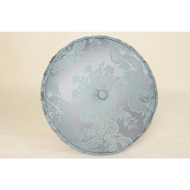 Blue Aesthetic Movement Ebonized Bamboo Style Turned Stool For Sale - Image 8 of 10