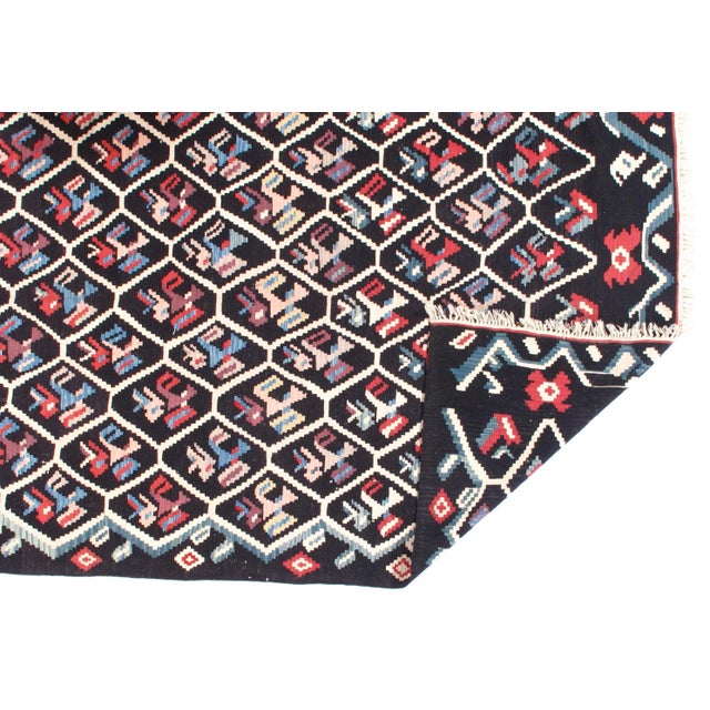 Pasargad NY Turkish Kilim Rug - 6'1" x 9'1" For Sale - Image 4 of 5