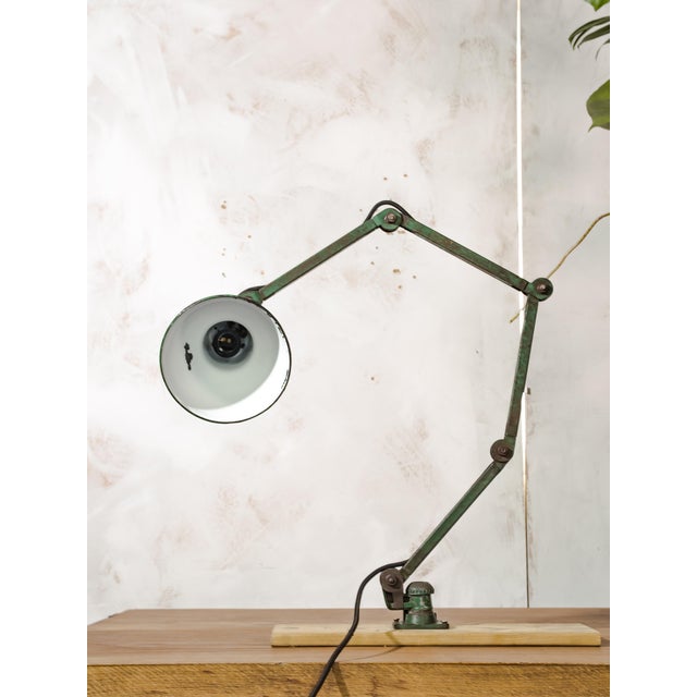 Industrial Four-Arm Machinist Lamp by E.D.L. Green, England, 1950s For Sale - Image 9 of 18