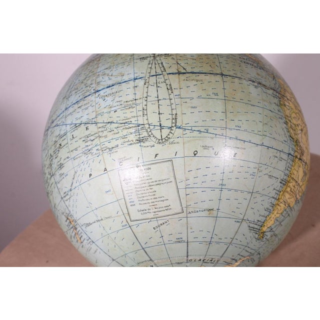 Terrestrial Globe by G. Thomas, Paris For Sale - Image 9 of 13