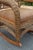 Wood Antique Heywood Brothers & Company Wicker Rocking Chair For Sale - Image 7 of 18