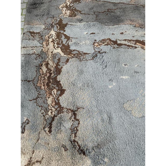 German Modern Rug with Forest Motif, 1960s For Sale - Image 3 of 16