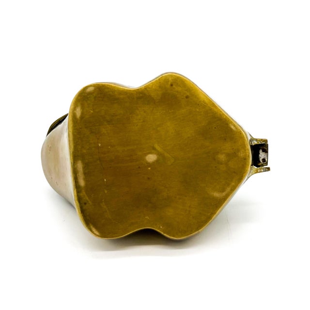 Brass Vintage Brass Frog Trinket Box – Hollywood Regency / Whimsical For Sale - Image 8 of 12