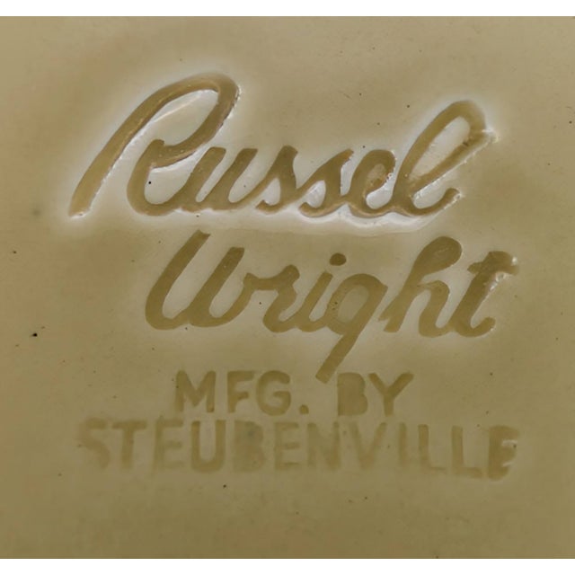 Mid 20th Century Steubenville "American Classic Chartreuse" Dinner Plates by Russell Wright, Set of 9 For Sale - Image 11 of 11