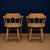 19th Century Victorian English Oak Smoker Chair (Set of 2) For Sale - Image 4 of 7