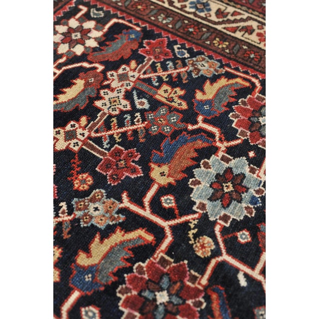 1930s Herati Persian Rug, 4.2 x 6.6 For Sale - Image 9 of 11