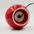Red Space Age Ceramic Table Lamp, Italy, 1970s For Sale - Image 8 of 15