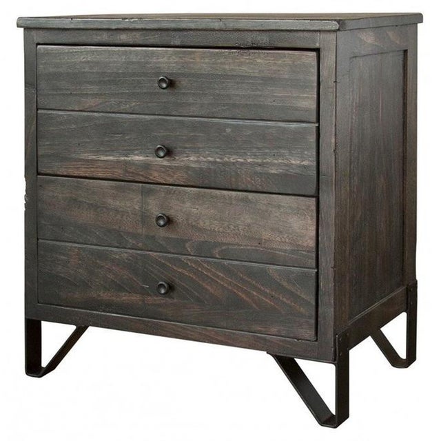 2020s Sawyer Parota Wood 2 Drawer Nightstand 26'' For Sale - Image 5 of 5