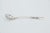 Silver Olive Serving Spoon with Cutouts For Sale - Image 4 of 4