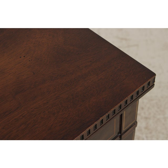 English Style Flip Top Mahogany Game Hall Table For Sale - Image 10 of 16