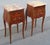 1920s Pair of French Louis XV Style Rosewood Side Tables Nightstands For Sale - Image 11 of 14