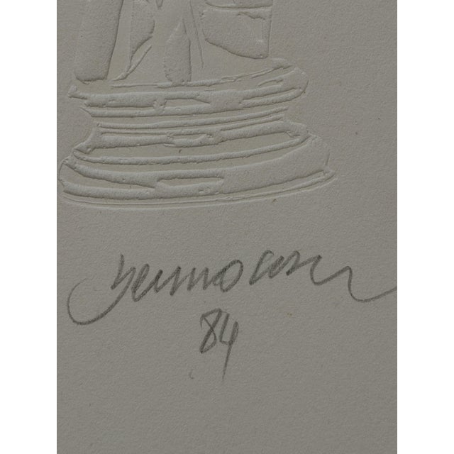 Miguel Ortiz Berrocal, Torso, 1984, Etching, Framed For Sale - Image 6 of 9