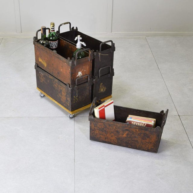Storage Container from Fiat, 1960s, Set of 5 For Sale - Image 6 of 10