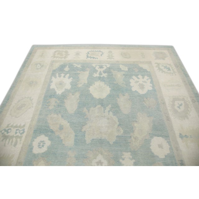 Early 21st Century Modern Turkish Oushak Rug 8'2" x 9'2" For Sale - Image 5 of 7