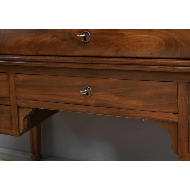 Brown Restoration Mahogany Cylinder Desk, Early 19th Century For Sale - Image 8 of 18