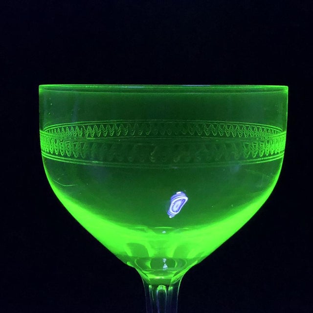 Antique Glass Dome Wine Glasses, 1890s, Set of 5 For Sale - Image 16 of 18