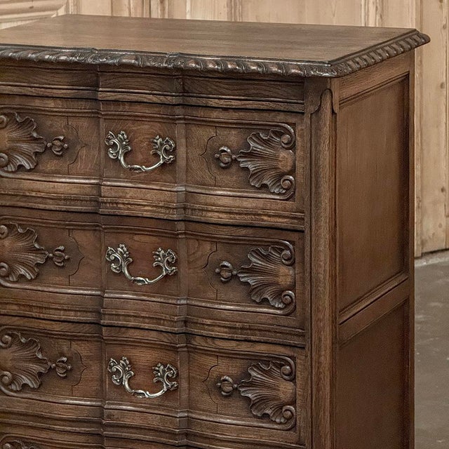 Wood Vintage Country French Oak Chiffoniere ~ Lingerie Chest For Sale - Image 7 of 15