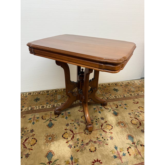 Antique Walnut Side Table, 19th Century For Sale - Image 4 of 12