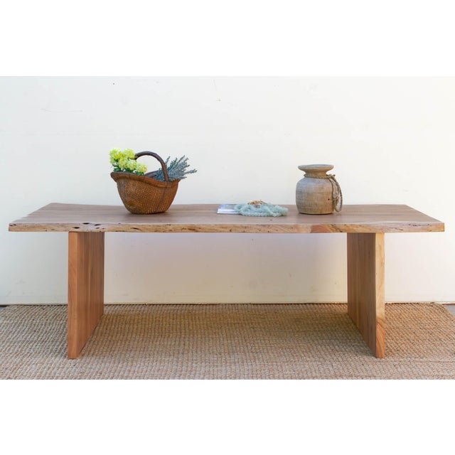 Shoreline 96" Live Edge Acacia Dining Table For Sale - Image 10 of 10