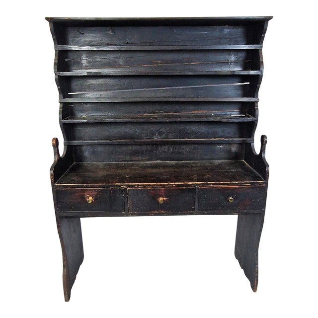 English Wooden Plate Rack For Sale