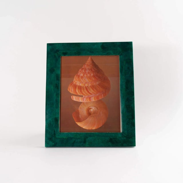 Contemporary Vintage Green Faux Marble Frame For Sale - Image 3 of 10