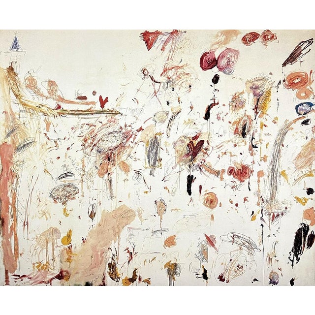 Cy Twombly "Untitled 1961" Large Original 1994 Retrospective the Museum of Modern Art Exhibition Poster For Sale - Image 4 of 13