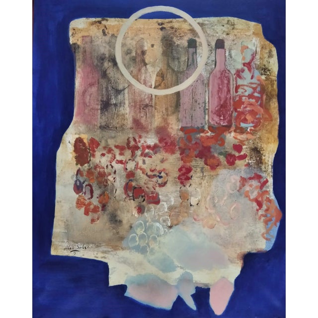Alex Soler, Pink Cloud, 2007, Mixed Media on Canvas For Sale - Image 9 of 9