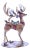 Holiday 14" Stag Reindeer For Sale