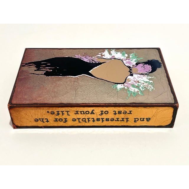 Houston Llew Spiritile Timeless #161 – Coco Chanel Quote – Glass Enamel on Copper Wall Art For Sale - Image 12 of 14