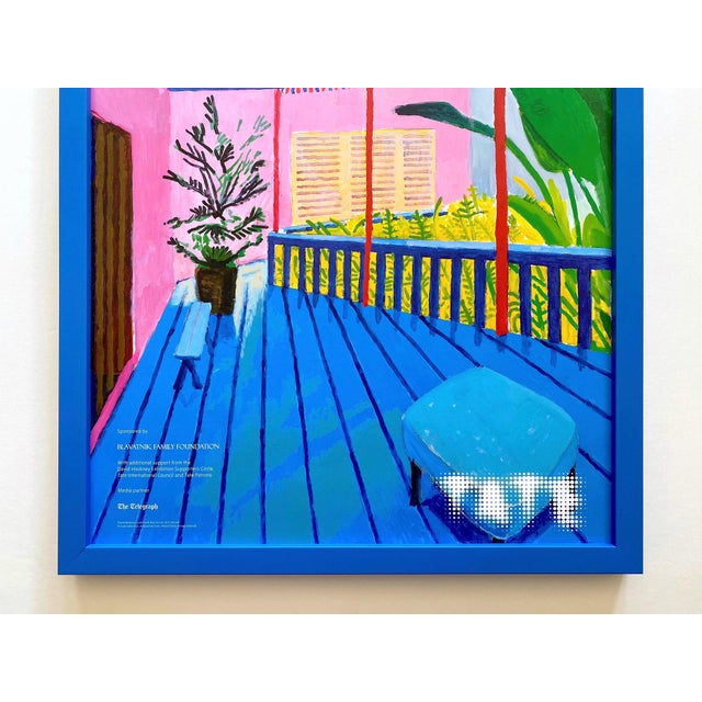 David Hockney Lithograph Print Tate Britain Framed Pop Art