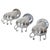 Polished Aluminum Shape of Lion Paws Towel Holders, 1980s, Set of 3 For Sale - Image 11 of 11