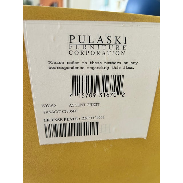 This chest is an accent chest manufactured by Pulaski Furniture Company. It is designed in a French Provincial style...
