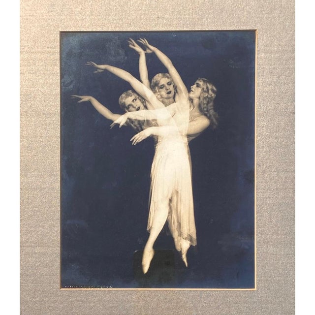 Art Deco 1930s Ballerina Harriet Hoctor Photographed by Maurice Goldberg Multiple Exposure For Sale - Image 3 of 8