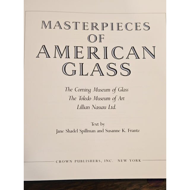 American Masterpieces of American Glass Corning Museum of Glass Reference Book 1990 For Sale - Image 3 of 5