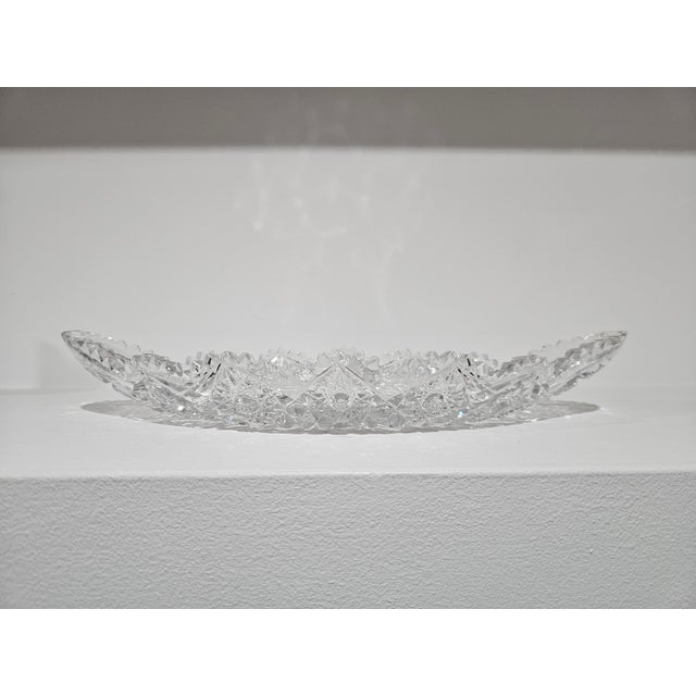 Crystal Bowl with Star Motif, 1920s For Sale - Image 6 of 12