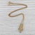Modern Mid 20th Century 0.18ctw Diamond Circles Necklace 18k Yellow Gold 17.25" Cable Chain For Sale - Image 3 of 6