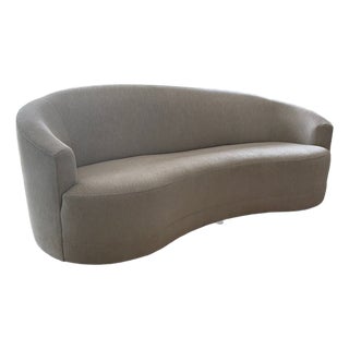 Crate and Barrel Infiniti Curve Back Sofa For Sale