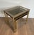 Neoclassical 1940s Neoclassical style brass nesting tables. French work by Maison Jansen. For Sale - Image 3 of 12
