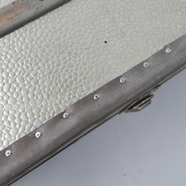 Vintage Aluminum Clad Chest For Sale - Image 15 of 18