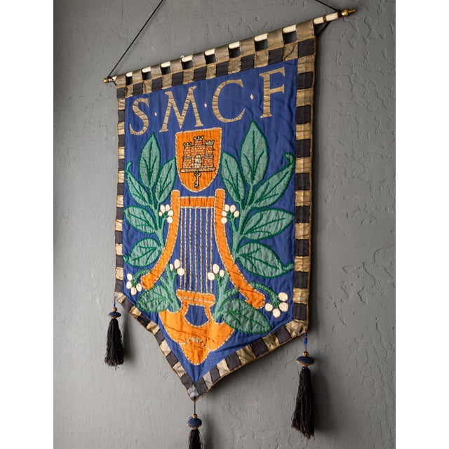 Late 19th Century Antique British Music or Choral Procession Banners Orford Castle Suffolk For Sale - Image 5 of 17