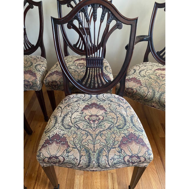 Stickley Monroe Place Mahogany Dining Chairs Set of 6 Chairish